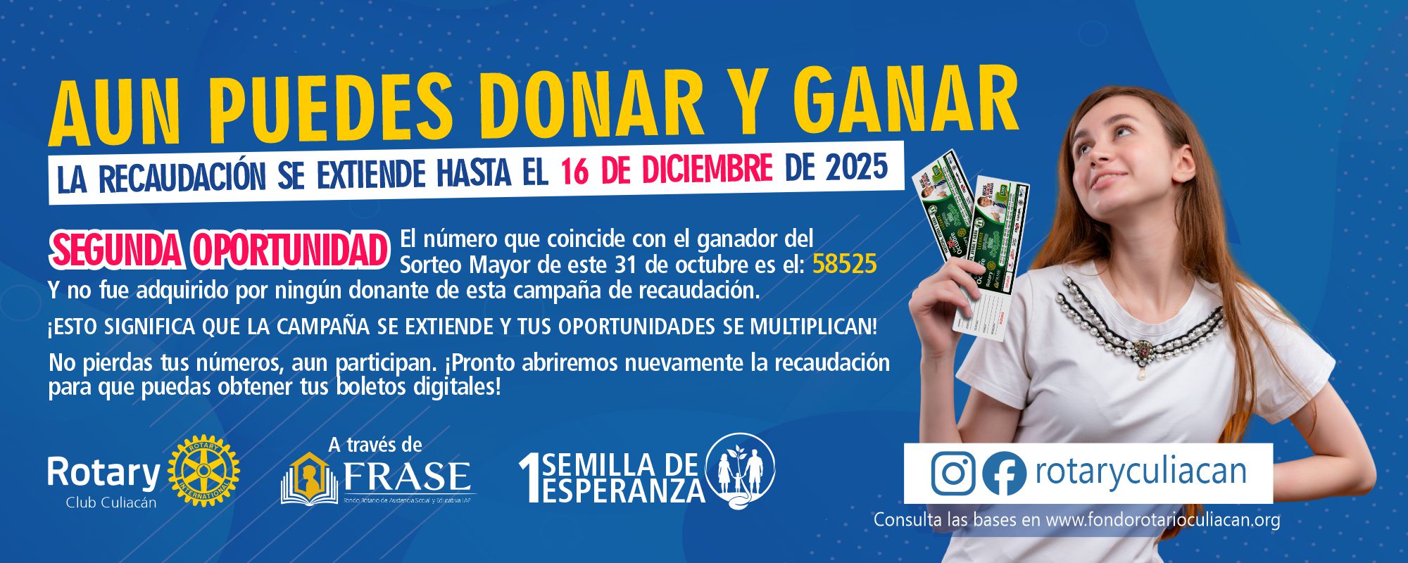 LA RECAUDACIÓN SE EXTIENDE HASTA EL 14 DE NOVIEMBRE DE 2025